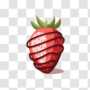 Chocolate Strawberry - Chocolate Covered Strawberry Transparent PNG