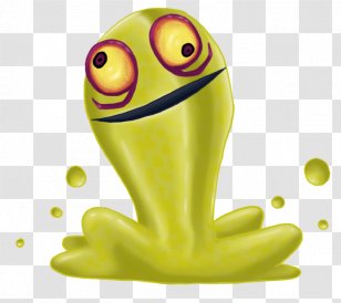 Yellow Sticker Blue Tree Frog Produce - Chuchu Icon Transparent PNG