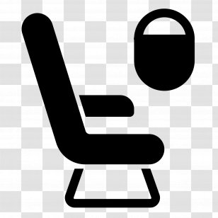 Airplane Flight Airline Seat - Runway - Equal Transparent PNG