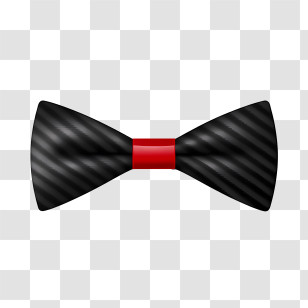 Black Bow Tie
 - Black And Red Bow Tie Transparent PNG