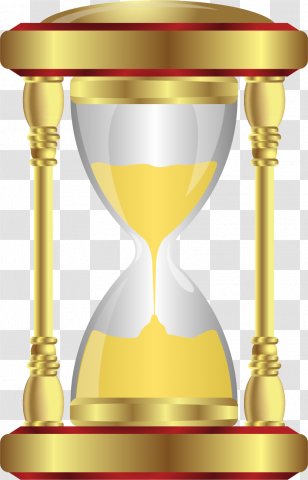 Hourglass Clip Art - Yellow Transparent PNG