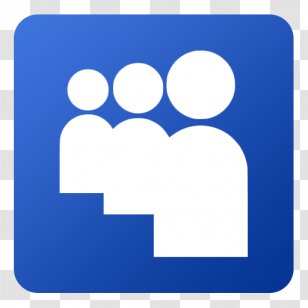 Electric Blue Square Text Symbol - Social Network - Myspace Transparent PNG