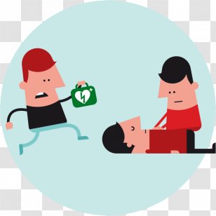 Automated External Defibrillators Cardiopulmonary Resuscitation Defibrillation Burgerhulpverlening Dutch Heart Foundation - Silhouette - Basic Life Support Transparent PNG