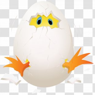 Chicken Eggs Benedict Clip Art - Easter Egg - In Image Transparent PNG