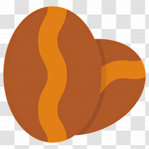 Coffee Seed - Pair Of Brown Coffee Beans Transparent PNG