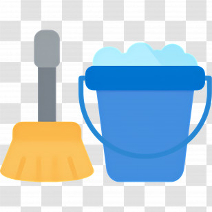 Cleaning Mop - Cleaning Supplies Illustration Transparent PNG