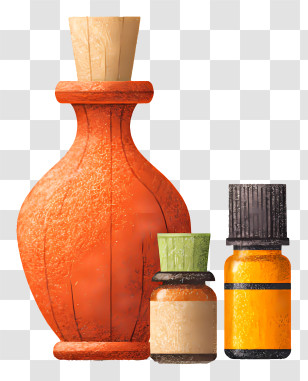 Essential Oil - Decorative Bottles And Vases Transparent PNG