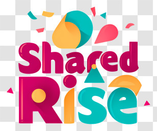 Shared Rise - Shared Rise Playful Typography Transparent PNG