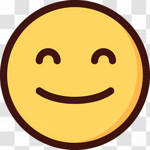 Smile Emoji - Smiling Emoji Face Icon Transparent PNG
