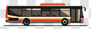 Bus - Modern City Bus Illustration For Urban Transportation Transparent PNG