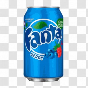 Fizzy Drinks Fanta Carbonated Water - Berry - Drink Transparent PNG