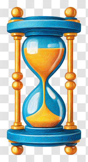 Sandglass - Classic Hourglass Timer Transparent PNG