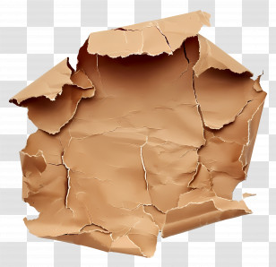 Brown Ripped Paper - Torn Brown Paper Illustration Transparent PNG