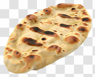 Naan Bread - Delicious Baked Flatbread Transparent PNG