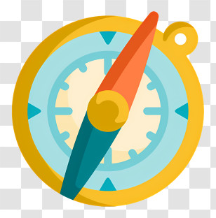 Compass Logo - Colorful Compass For Navigation Transparent PNG