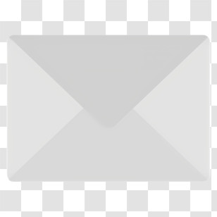 Cartoon - Grey Envelope Transparent PNG