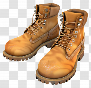 Work Boots - Durable Hiking Boots For Outdoor Adventures Transparent PNG