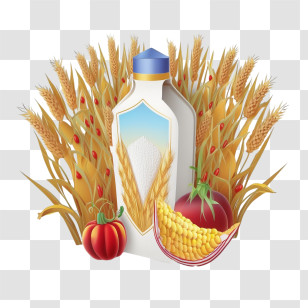 Shavuot
 - Agriculture Products With Wheat And Corn Illustration Transparent PNG