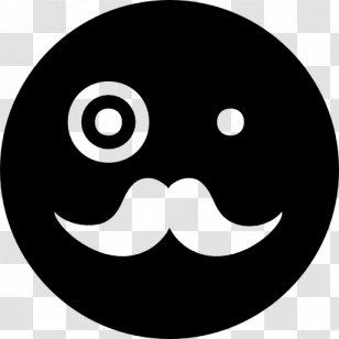Emoticon Smiley Emoji Clip Art - Black And White Transparent PNG