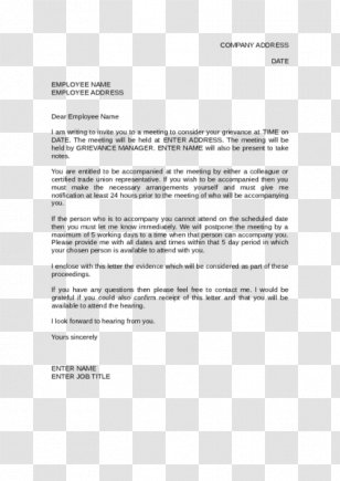 Letter Of Reprimand Template from img1.pnghut.com
