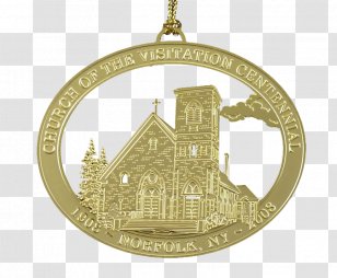 Christmas Ornament Gift Metal - Silver - Mushaf Logo Transparent PNG