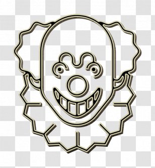 Carnival Icon Circus Clown - Face - Symbol Logo Transparent PNG