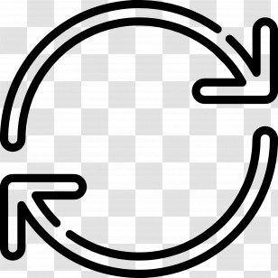 Circular Arrow - Circular Arrows Icon For Refresh Transparent PNG