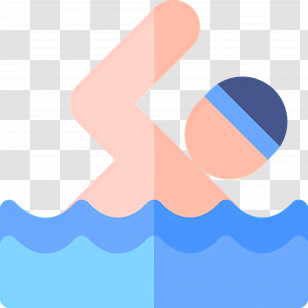 Swimming Pool - Swimmer In Water With Cap Transparent PNG