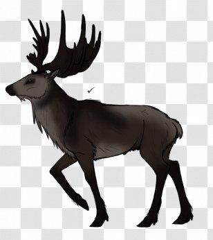 Reindeer Irish Elk Horn Drawing Transparent PNG