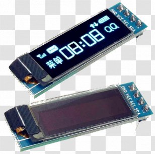 IÂ²C Arduino OLED Liquid-crystal Display Device - Liquidcrystal Transparent PNG