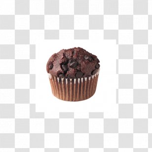 Muffin Cupcake Chocolate Brownie Chip Cake - Baking Cup Transparent PNG