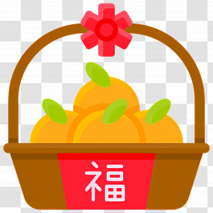 Food Gift Baskets - Festive Fruit Basket Transparent PNG