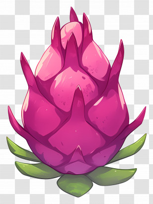 Dragon Fruit - Dragon Fruit Cartoon Style Illustration Transparent PNG