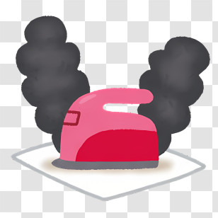 Icon - Steaming Iron Transparent PNG