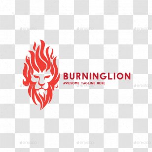 Logo Lion Graphic Design Fire Transparent PNG