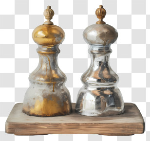 Pepper Shaker - Vintage Salt And Pepper Shakers Transparent PNG