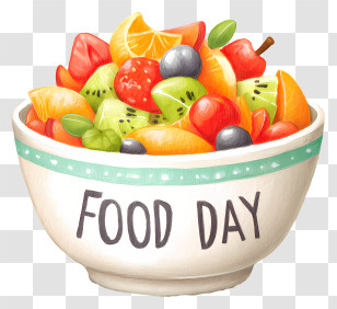 World Food Day - Colorful Fruit Bowl For Food Day Transparent PNG