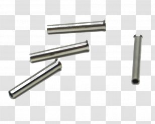 Electric Wire Ferrule Steel - Cylinder - Metal Drawing Transparent PNG