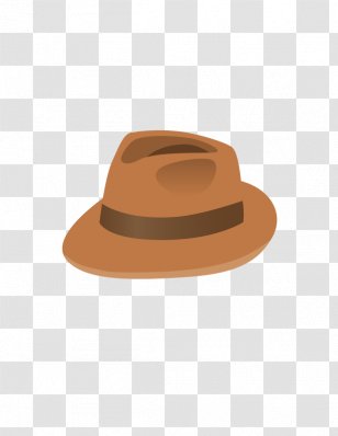 Fedora - Hat - A Dark Transparent PNG