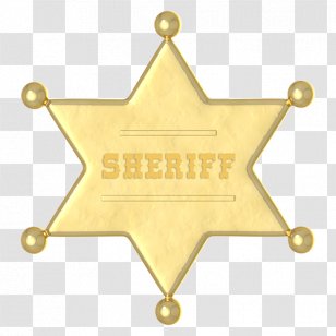 American Frontier Sheriff Cowboy Sticker Western United States Transparent PNG