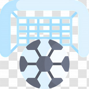 Football Net - Soccer Ball And Goal Net Transparent PNG
