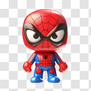 Emoji
 - Chibi Superhero Red Costume Character Transparent PNG