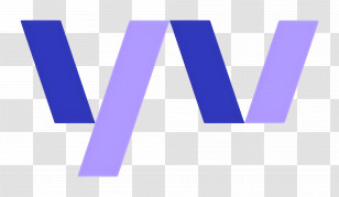Payvision Logo - Abstract Blue And Purple Logo Transparent PNG