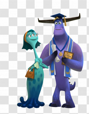 Monsters At Work - Animated Monsters Illustration Transparent PNG