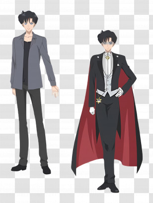 Sailor Moon - Anime Characters In Transformation Costumes Transparent PNG