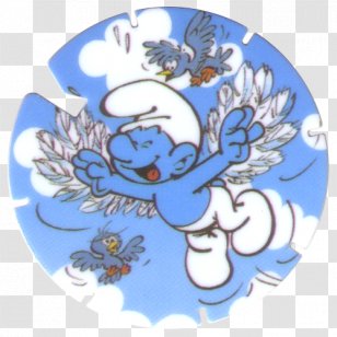 The Smurfs Character Cartoon Animated Series Fiction - Blue - Flying Smurf Transparent PNG