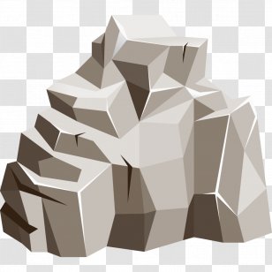 Rocaille Cartoon Drawing Animation - Stone Transparent PNG