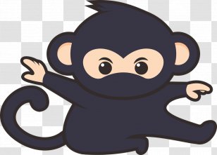NinjatÅ Monkey Cartoon Clip Art - Shuriken - Freefunnyanimatedhd Transparent PNG