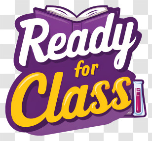 Ready For Class - Ready For Class Text Transparent PNG