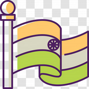 India Flag - Waving Indian Flag Icon Transparent PNG